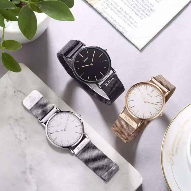 Jam Tangan Pria ORIGINAL BIDEN YN 0054 Rantai Pasir Magnet