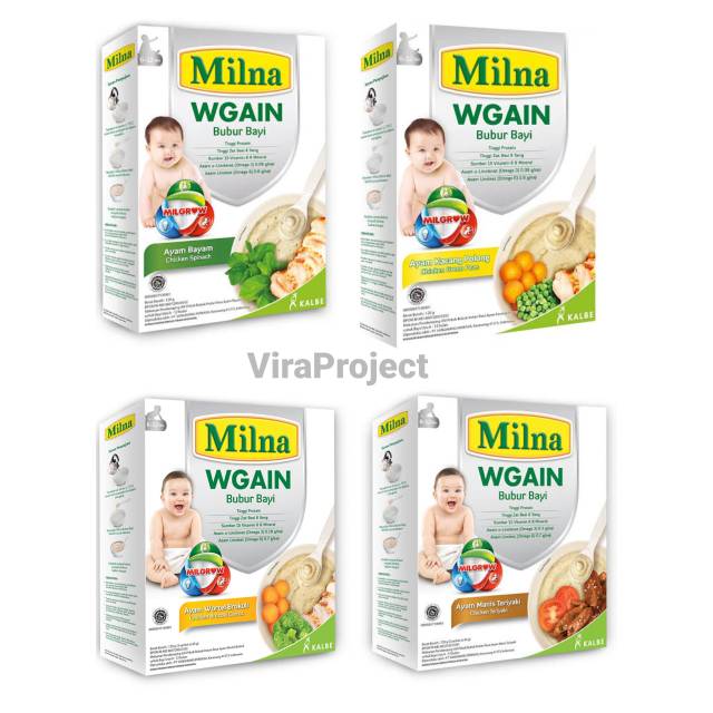 6+ MILNA WGAIN BUBUR BAYI 120g