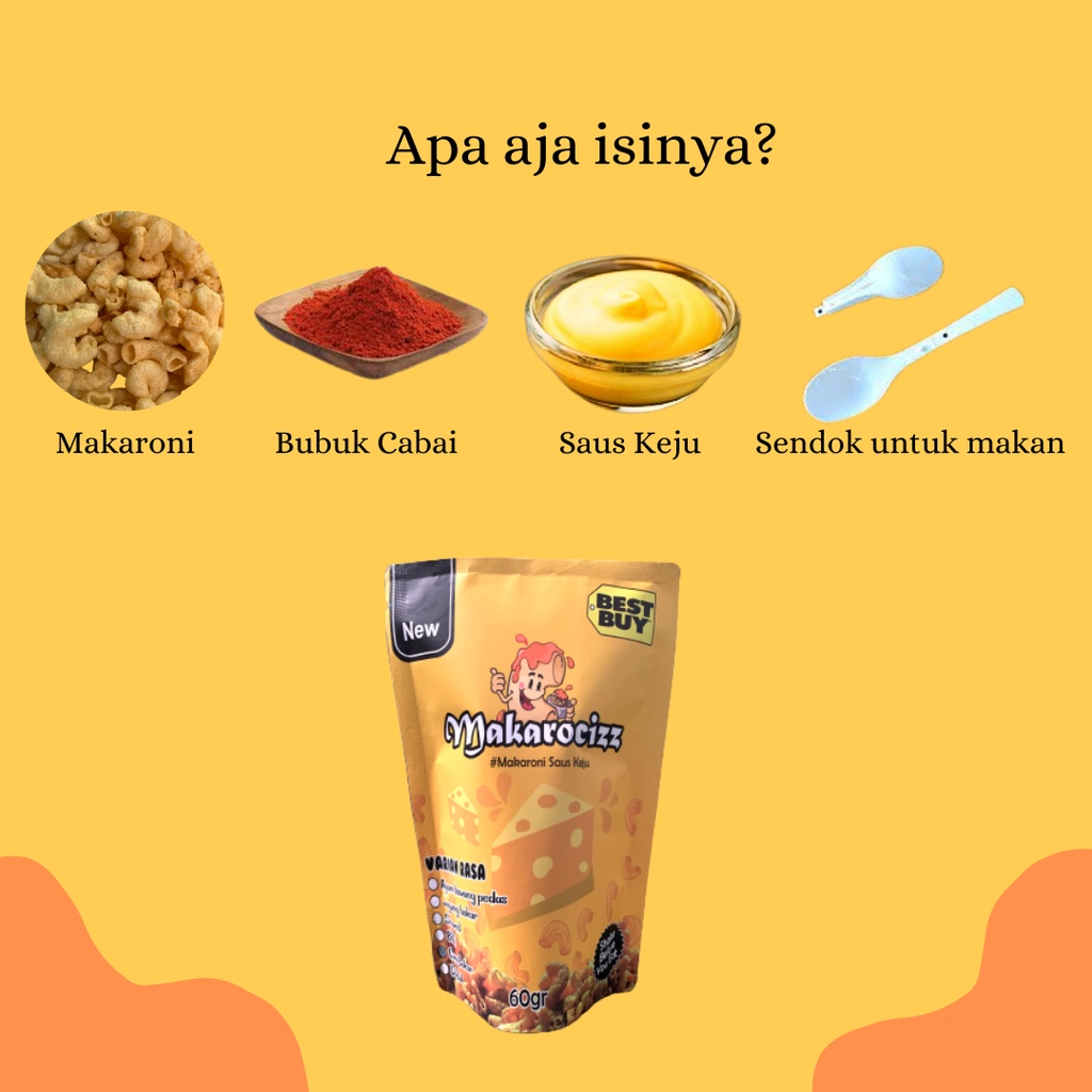 

Makaroni Keju (Makarocizz)/Makaroni Pedas/Makaroni/Cemilan