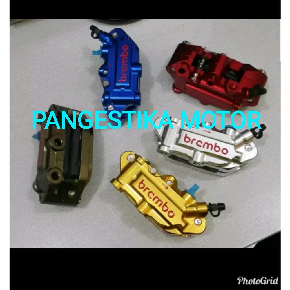 KALIPER MONOBLOCK BREMBO 4 PISTON UNIVERSAL KIRI KANAN BISA PAKAI
