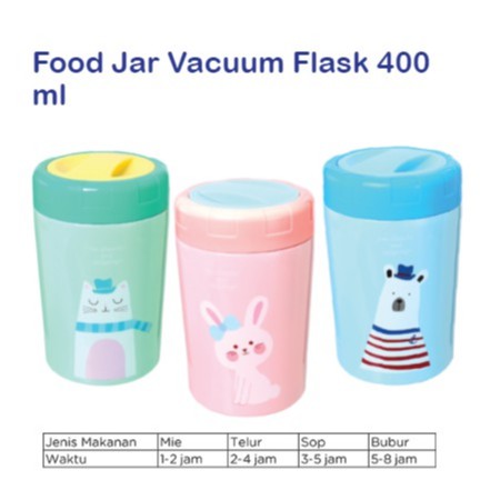 Baby Safe Food Jar Vacuum Flash Termos Makanan Bayi 400 ml TER05