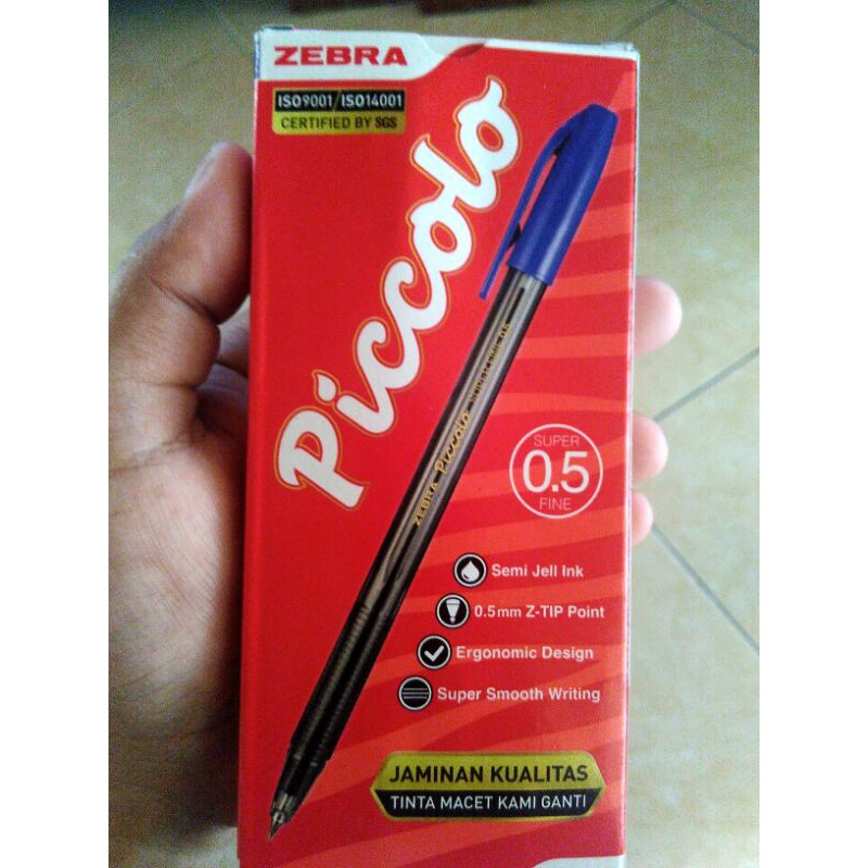 

ZEBRA PICCOLO BLUE super fine 0,5 Biru