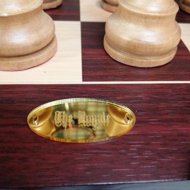 ready ya kak Catur Kayu Set Papan Non Lipat 18 mm Standar PERCASI - Bidak Saja --Terbaru--