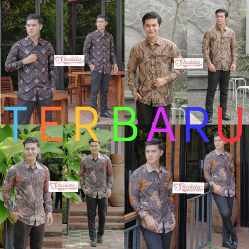 Grosir Batik - Kemeja Batik - Baju Batik - Batik Lengan Panjang Brand Bandung