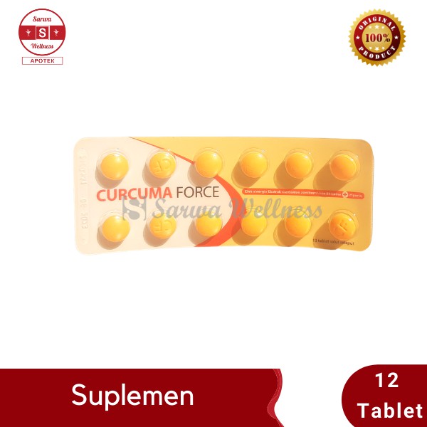 

Curcuma Force (1 Strip - 12 Tablet) - Soho Industri Pharmasi