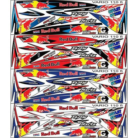 Striping Sticker Stiker Decal Striping Vario 110 Shopee Indonesia