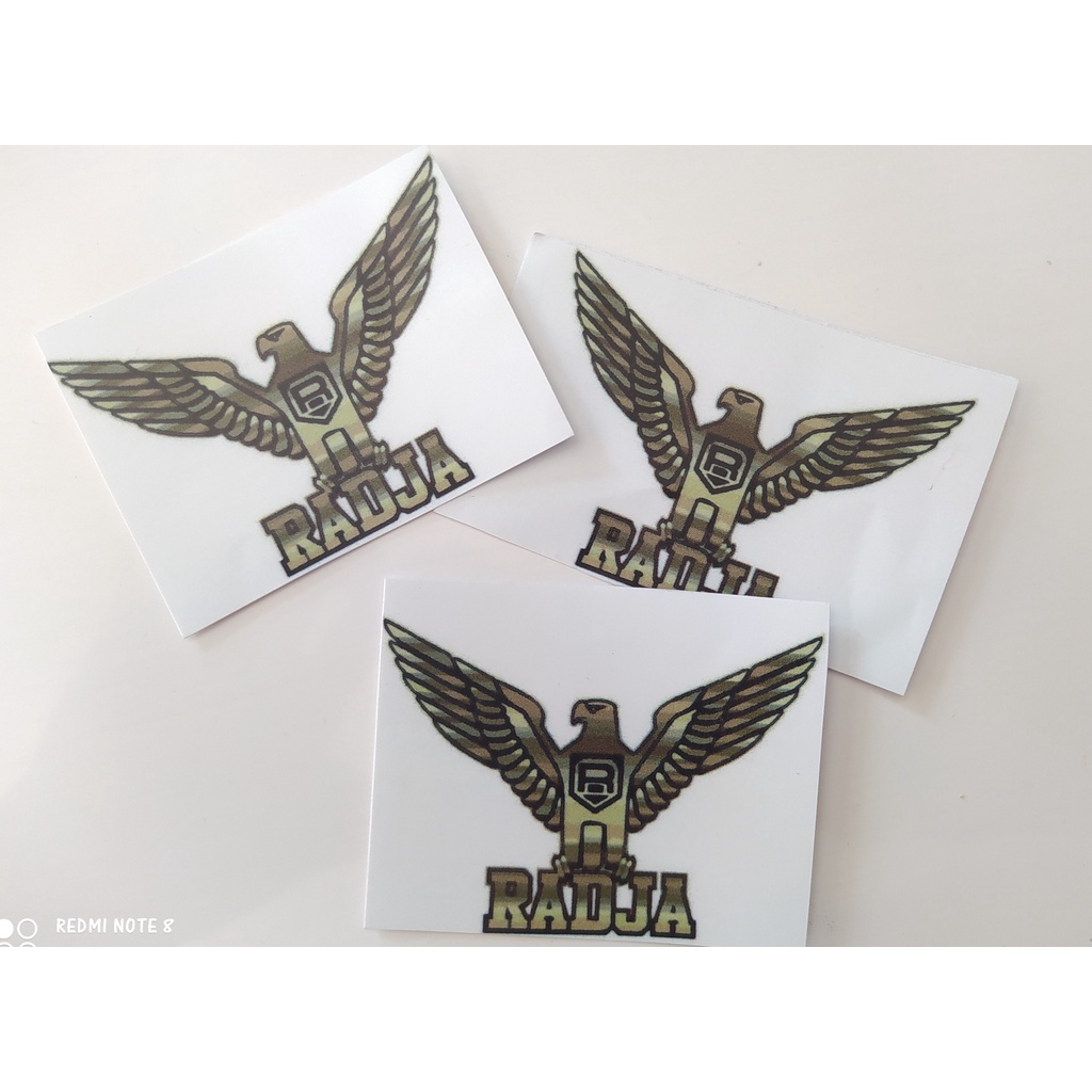 

STIKER LOGO RADJA COMPANY STIKER RADJA UKURAN KECIL