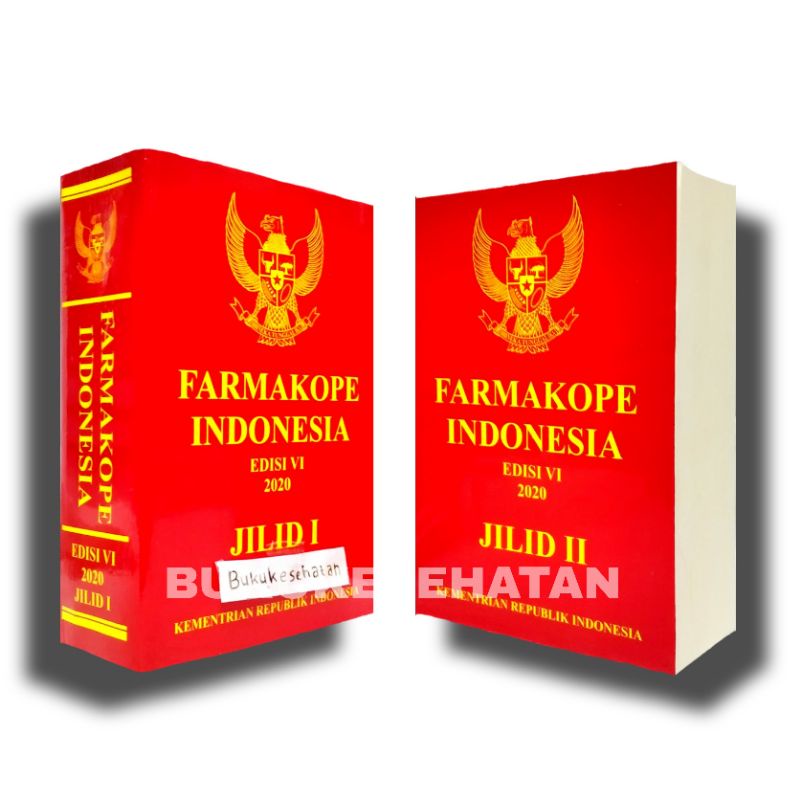 Jual Buku SEPAKET FARMAKOPE INDONESIA ( FI 6 ) Edisi 6 Jilid 1&2 , 2020 ...