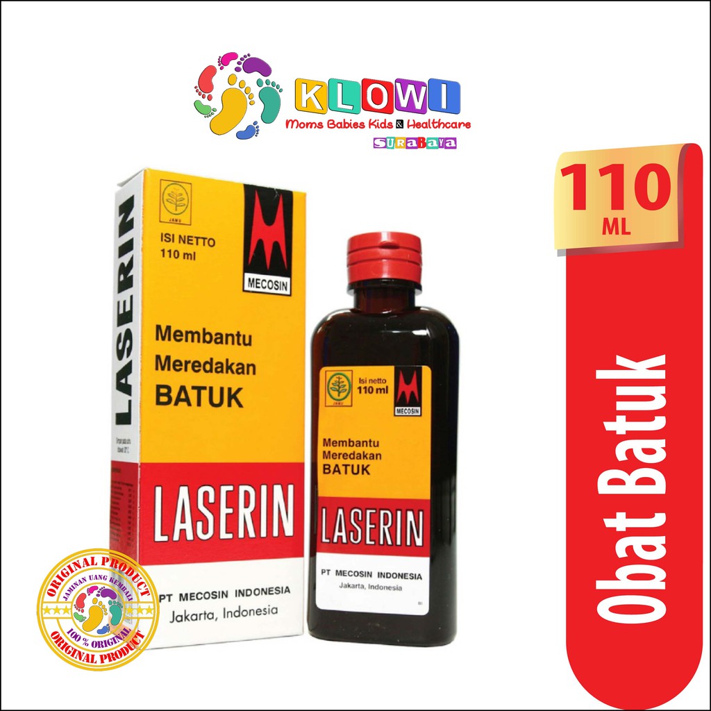 Laserin Sirup Obat Batuk - 110 mL Obat Batuk Herbal