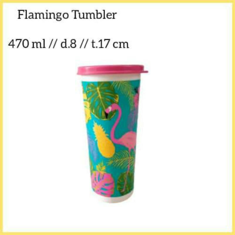 Giant Tumbler Flamingo *(1)
