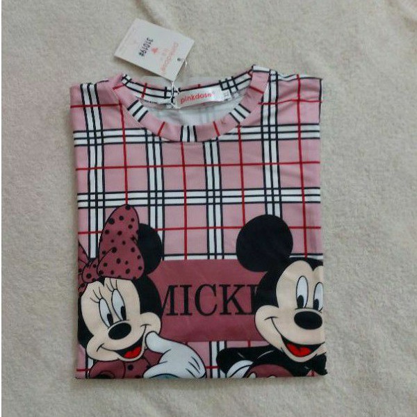 Kaos Pinkdose Mickey