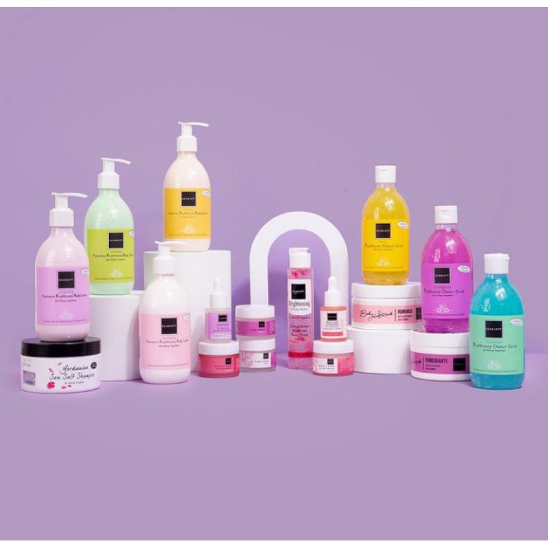 PAKET SCARLETT WHITENING MIX 5 PRODUK BEBAS PILIH VARIAN