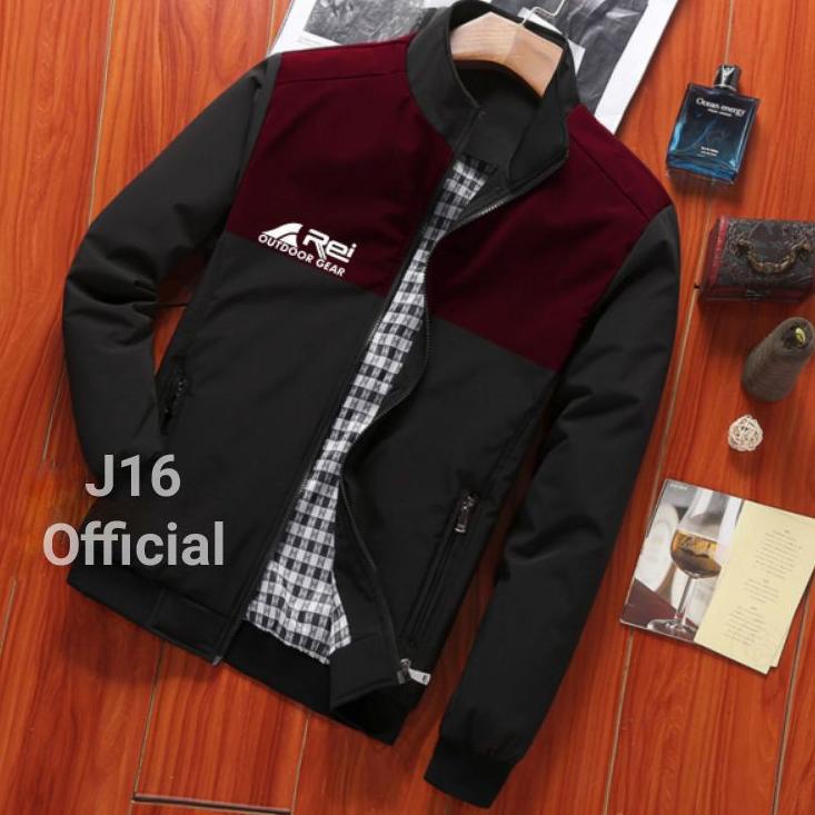 OUTDOOR REI | Jaket Harrington Baby Canvas Pria OUTDOOR INDOOR Premium Original Kombinasi "NG.19Au22