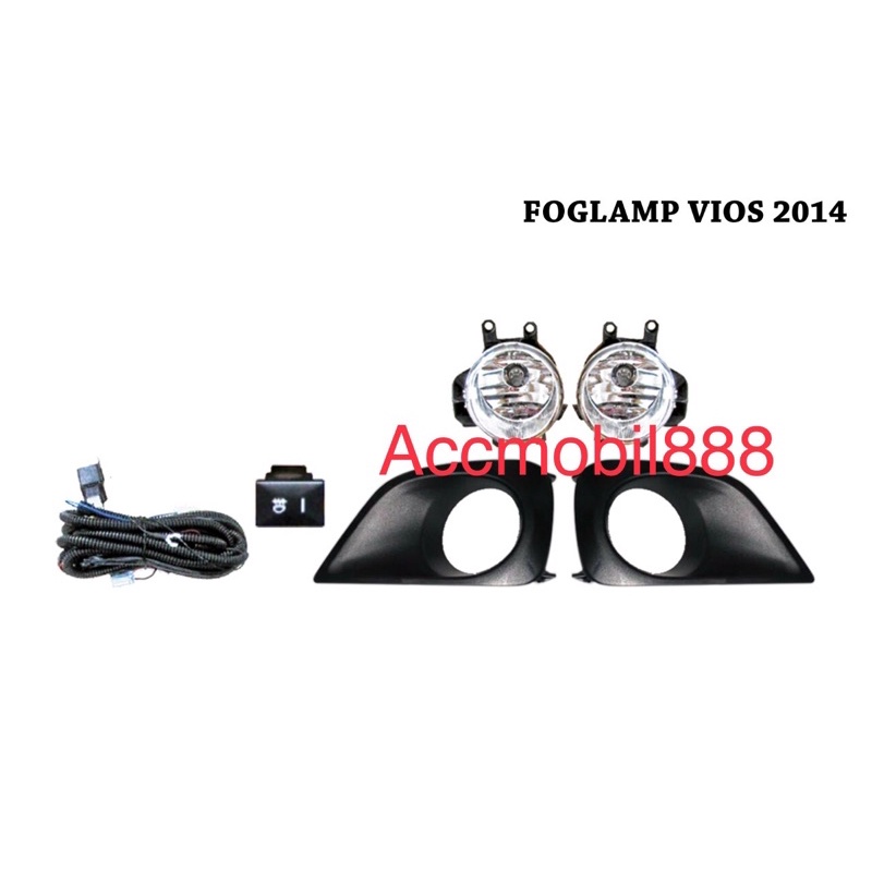 Fog Lamp Vios 2014-2018 Komplit