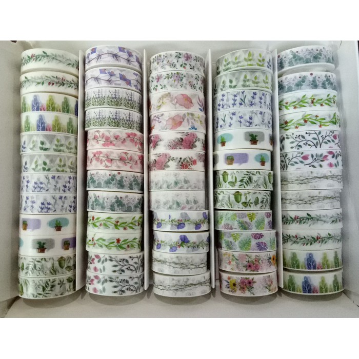 

Masking tape FLOWER washi tape paper tape Korea
