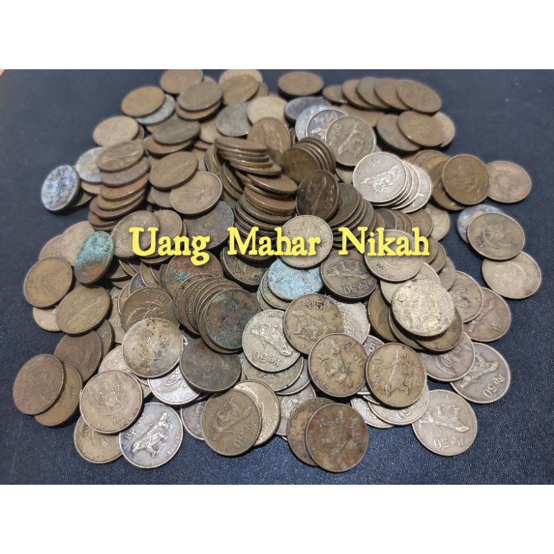 uang kuno Koin 50 rupiah komodo