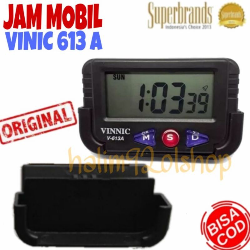 Jam Digital Mobil Jam Timer Mini Vinic V 612A