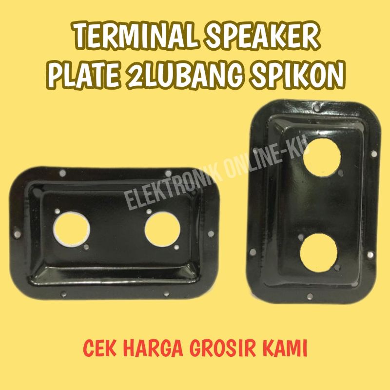 TERMINAL SPEAKER PLATE 2LUBANG SPIKON