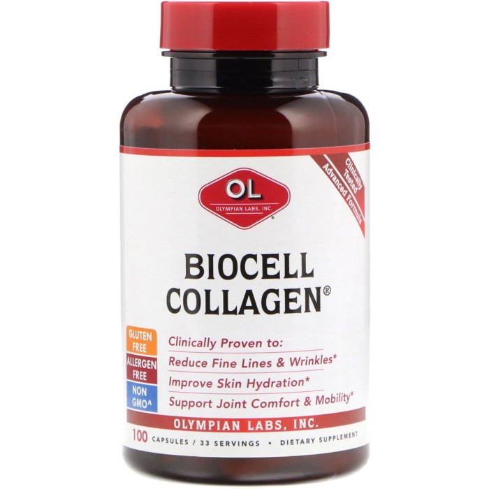 Olympian Labs BioCell Collagen 100 Capsules