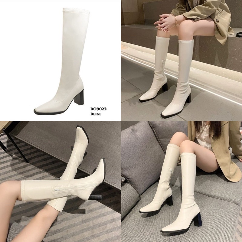 HS / Sepatu Boots Long Heels Wanita Fashion 240
