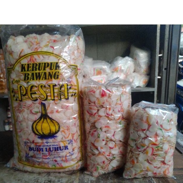 

KERUPUK BAWANG PESTA WARNA WARNI (ECER 500GR - 1KG)