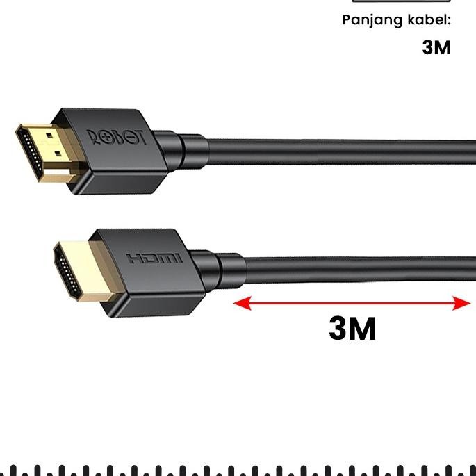 Kabel HDMI High Definition No Delay 3D 4K*2K HD Ori - ROBOT