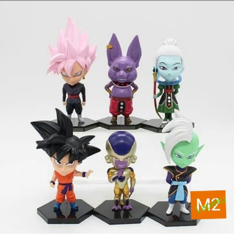 Action Figure Dragon ball Son Goku Freeza set 6pcs