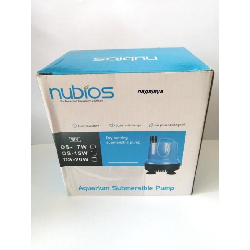 Power head Nubios my DS 15 watt pompa celup aquarium 15 watt
