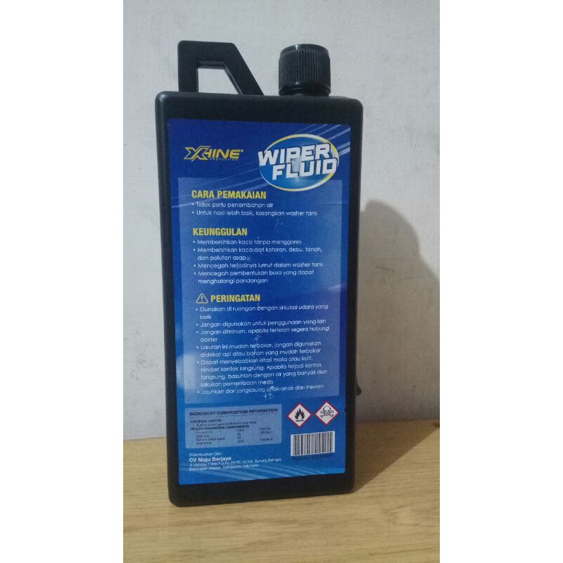 Xhine Wiper Fluid - Cairan Pembersih Kaca Mobil