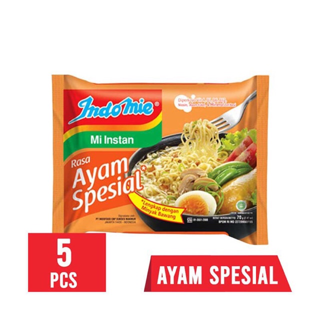 

INDOMIE RASA AYAM SPECIAL 5PC