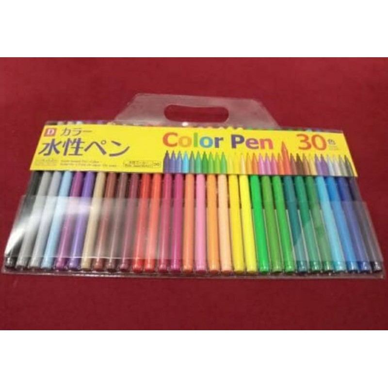 

Daiso Washable Colourful Marker Water Based Ink Spidol Warna