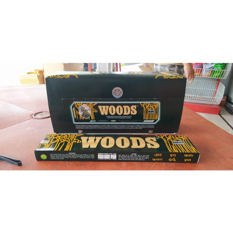 Hio Dupa Stick India Woods per Pack isi 6