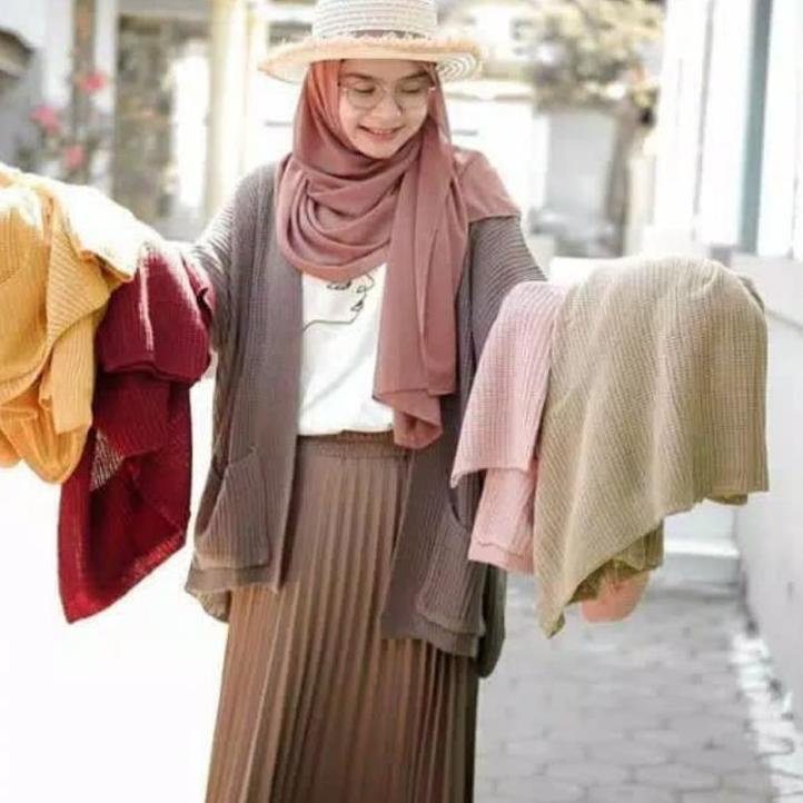 ✹Ready Stok✤ Cardigan rajut oversize [LEBIH TEBAL] cardigan rajut XXL | Cardigan rajut jumbo 61 ✹