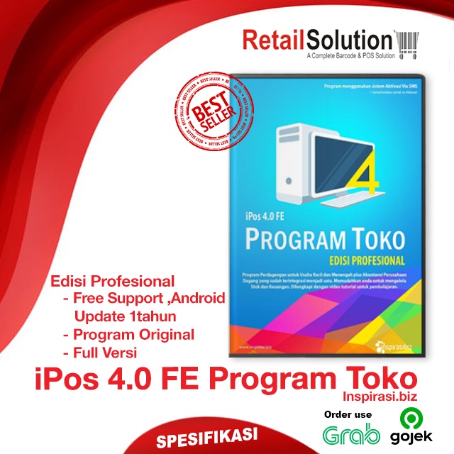 Software Toko Penjualan Kasir Original - iPOS 4 4.0 Professional