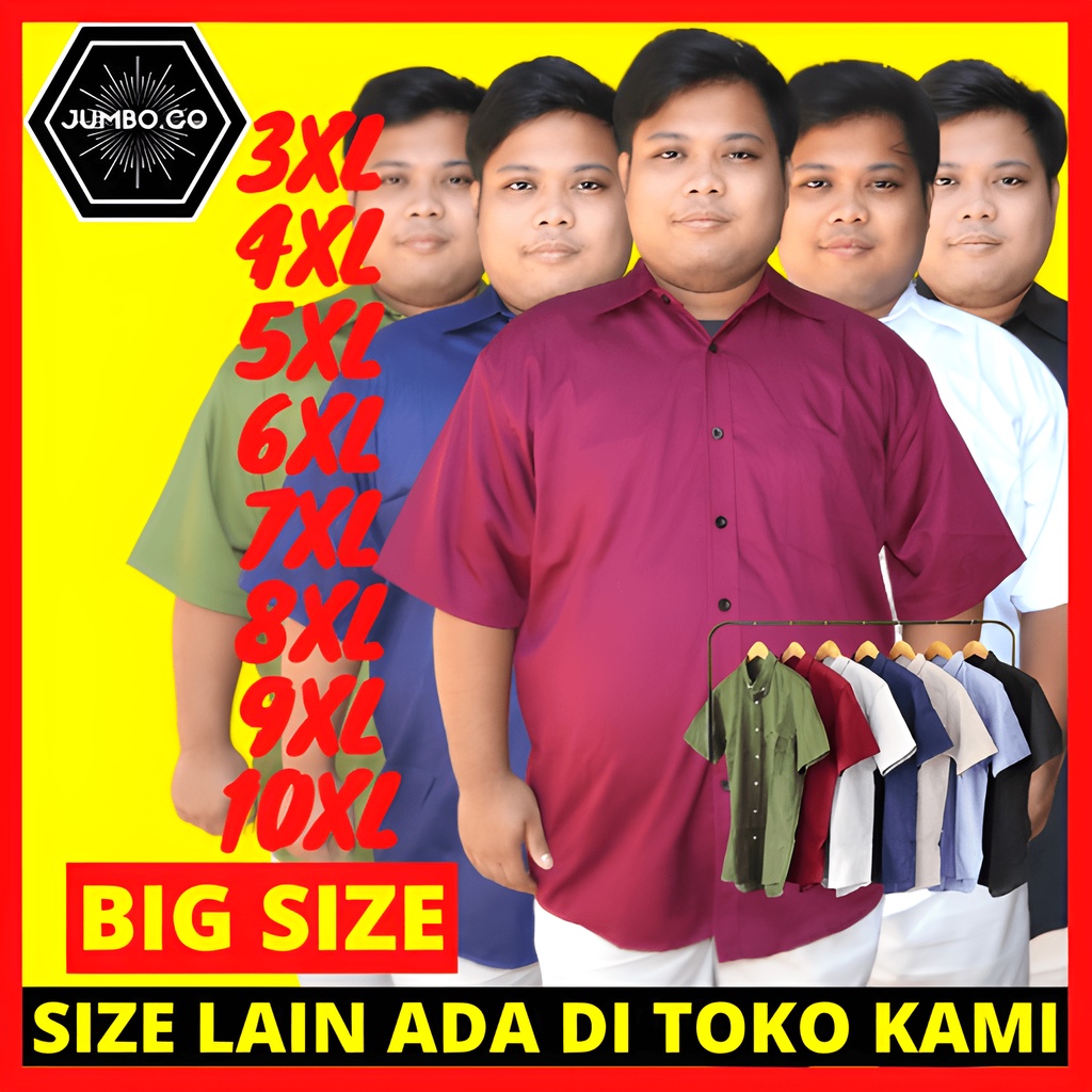ORIGINAL BAJU KEMEJA HEM KAMEJA COWOK POLOS MAROON MARUN NAVY OVERSIZE PRIA LENGAN PENDEK LAKI LAKI