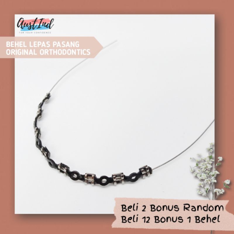 [Bisa COD] Behel Lepas Pasang Murah Power Chain Atas/Bawah PROMO