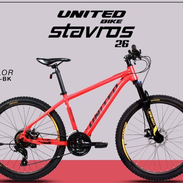 SEPEDA GUNUNG UNITED MTB 26 STAVROS FDGDF34545
