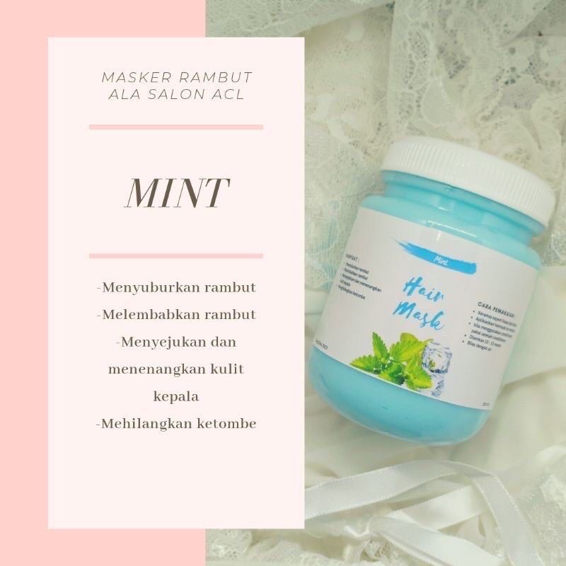 Hair Mask Creambath Masker Rambut Murah Ala Salon BPOM by ACL 200ml