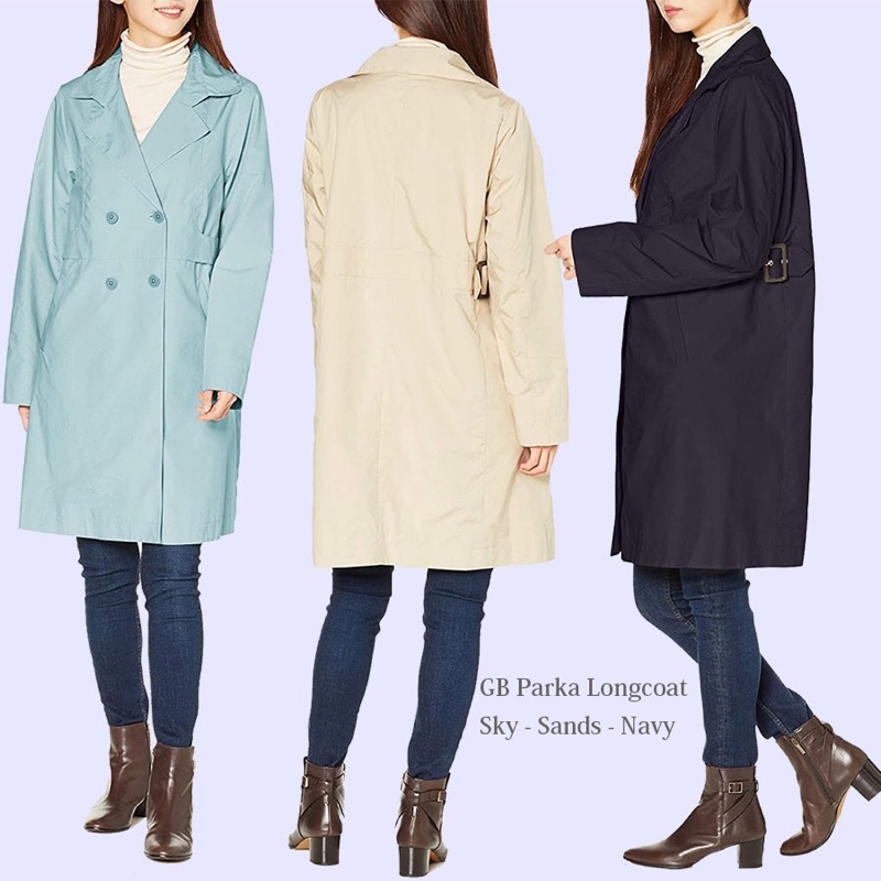 lovemecorner GOLDEN BEAR PARKA LONG COAT LIGHT WEIGHT JAKET WANITA PARKA BAHAN RINGAN water resist