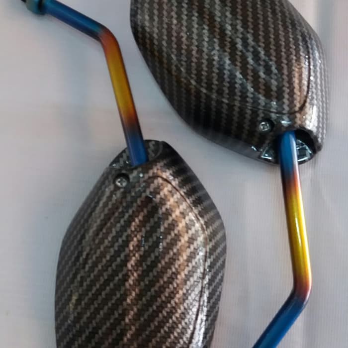 Spion Twotone Carbon Karbon Yamaha Mio Smile Soul GT125 Mio J Mio M3 Mio S Mio Z