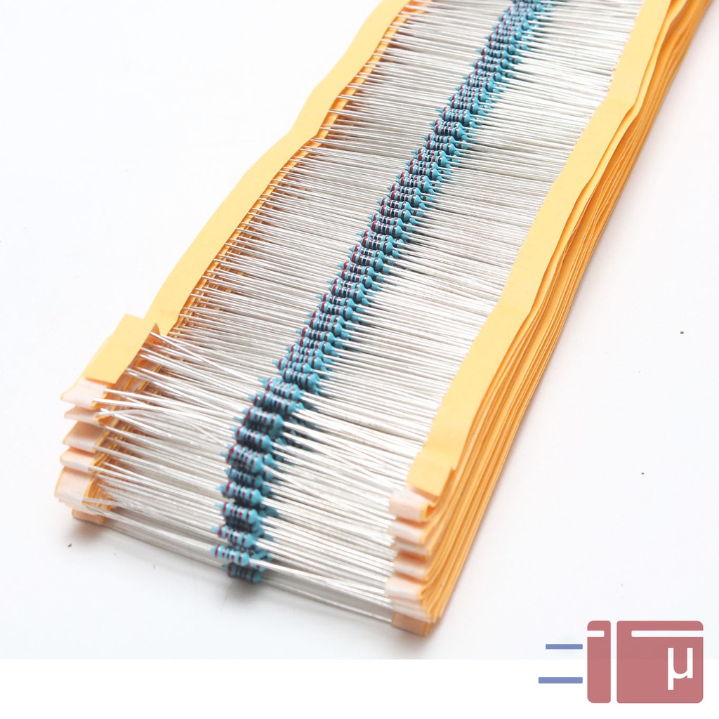 x10 Resistor 22K 1/4W Metal Film 1% Taiwan Kaki Tembaga