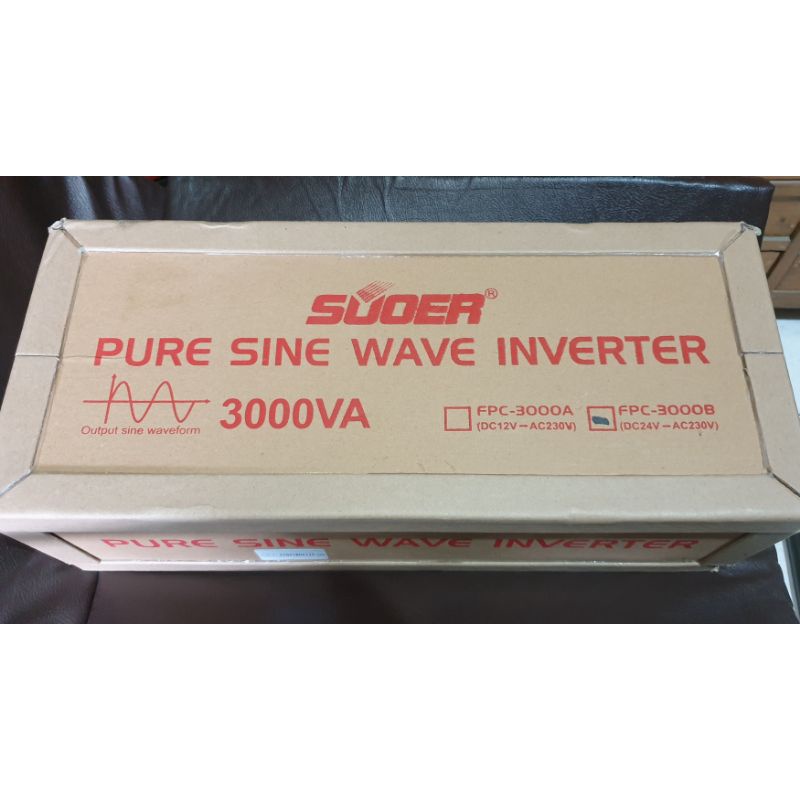Inverter pure sine wave murni 3000W 24V suoer