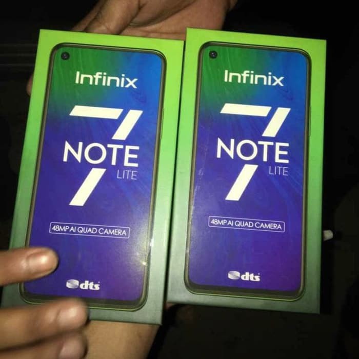 Infinix Note 7 Lite 4/128 - 4 GB / 128 GB - Baru - Garansi Resmi - Gray - Hijau - Ungu Hitam