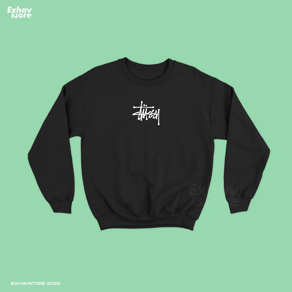 SWEATER CREWNECK STUSSY | READY SIZE S-5XL | COWOK CEWEK