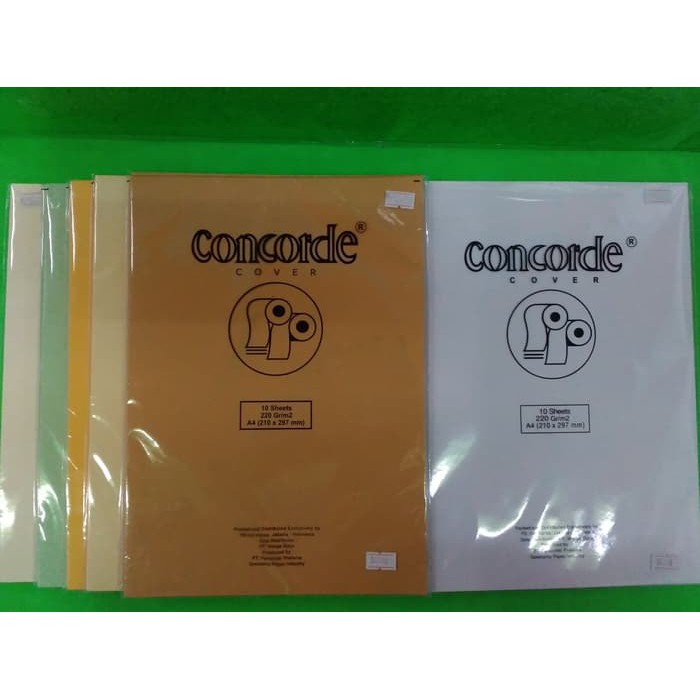 

Dijual Kertas polos ukuran A4, berat 220 Gr/m2 "Concorde", tebal. terbaik