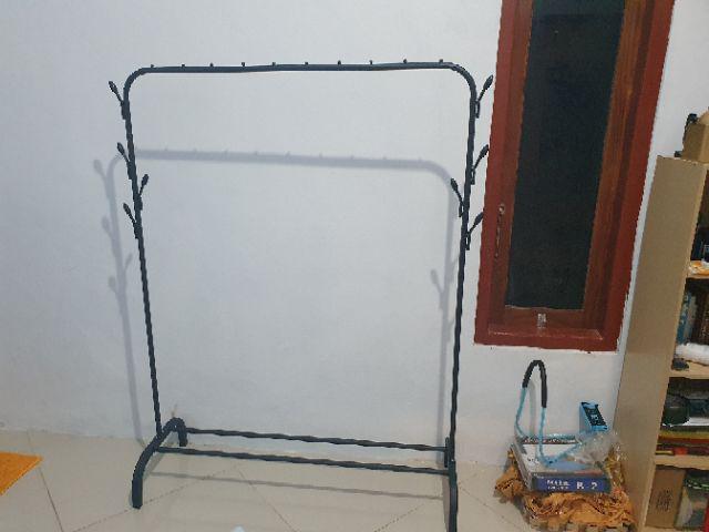 Jemuran Baju / Jemuran Lantai Liveo Triple Decker Clothes Hanger Lv708, Gantungan Baju1