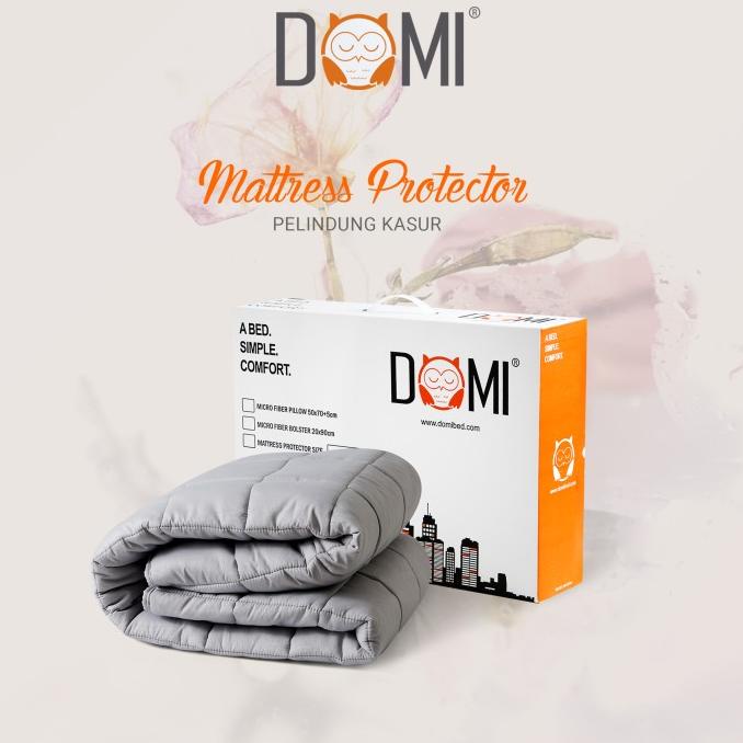 [CUSTOM BED] Domi Mattress Protector Grey / Pelindung Kasur Matras