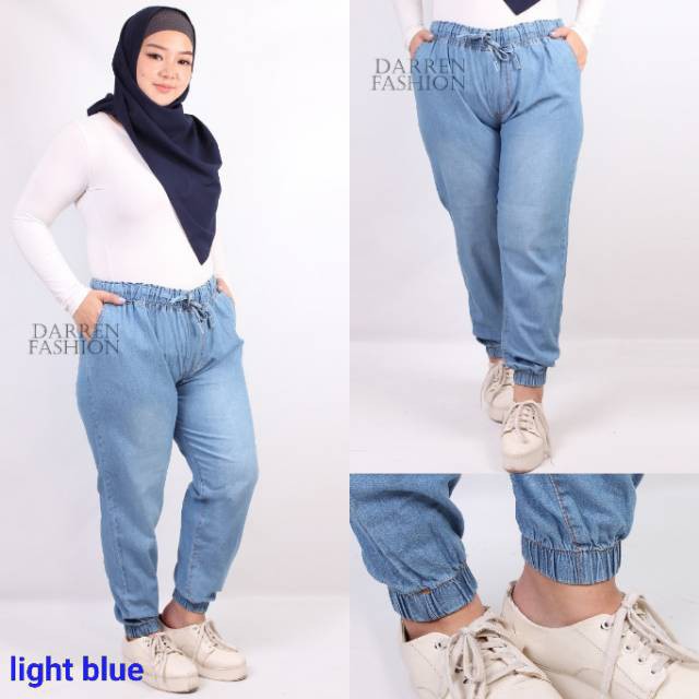 CELANA JOGER JUMBO / Celana Panjang Jogger Jeans XL fit XXL Murah .