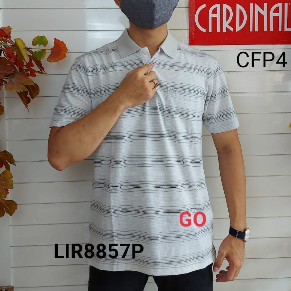 gof CFP CARDINAL FORMAL POLO-TSHIRT Pakaian Pria Atasan Kaos T-shirt Casual Original Lengan Pendek