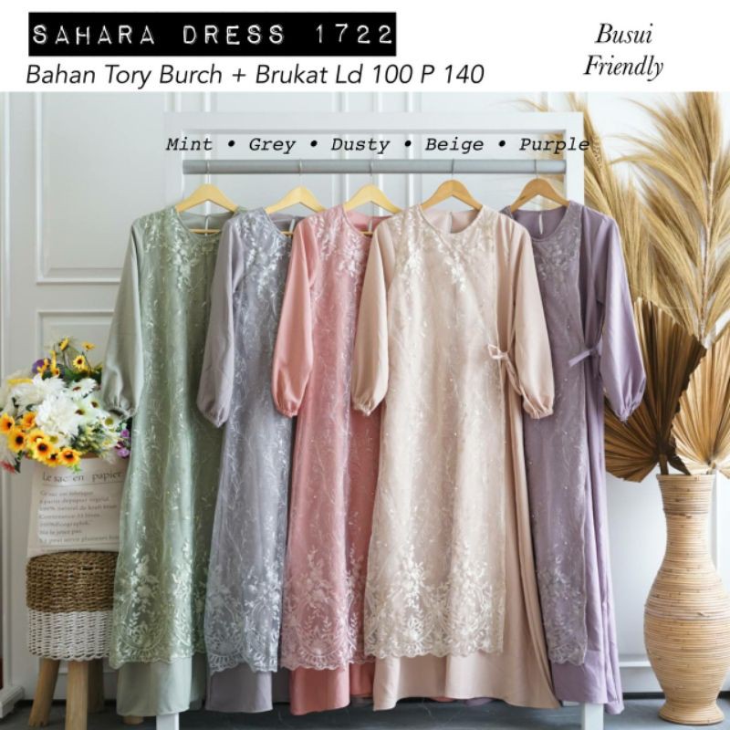 Dress muslim/ Gamis Tile Sahara Dress